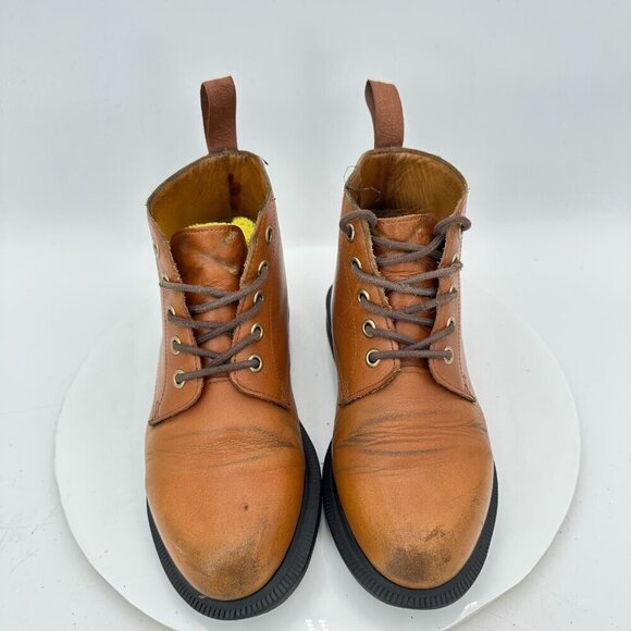 Dr Martens Emmeline Women Size 5 Brown Oak Leather Oil Resistant Ankle Boot - Picture 3 of 11